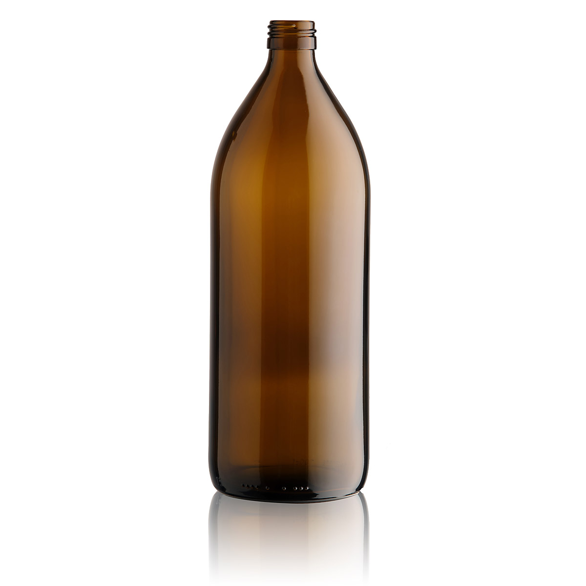 butelka LEKOVKA 1000 ml brązowa